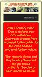 Mobile Screenshot of coolwoodwildlifepark.com